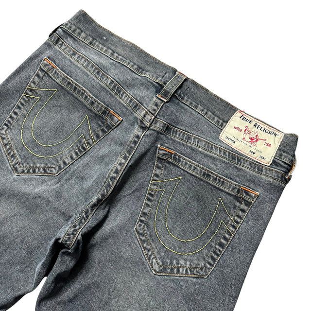 true religion baggy/straight leg unisex jeans (w36)