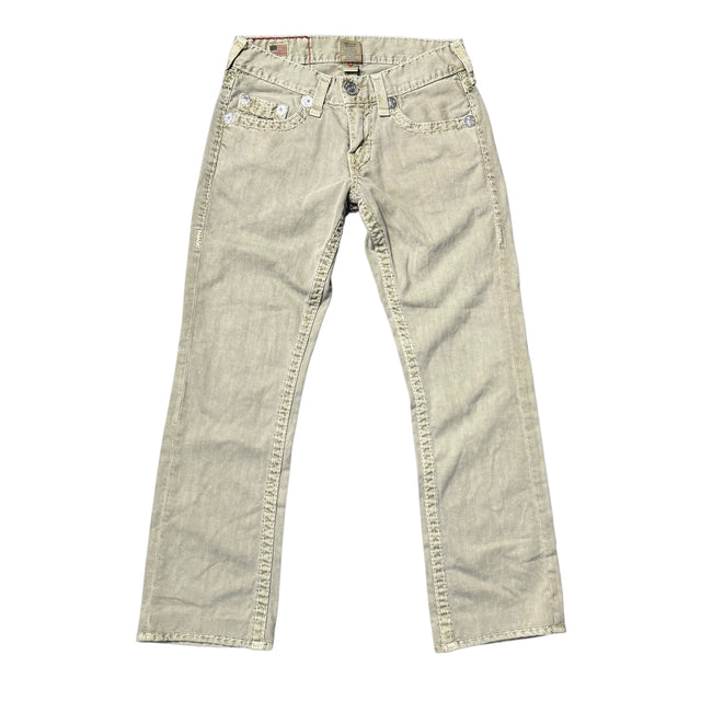 true religion baggy/straight leg unisex jeans (w30)