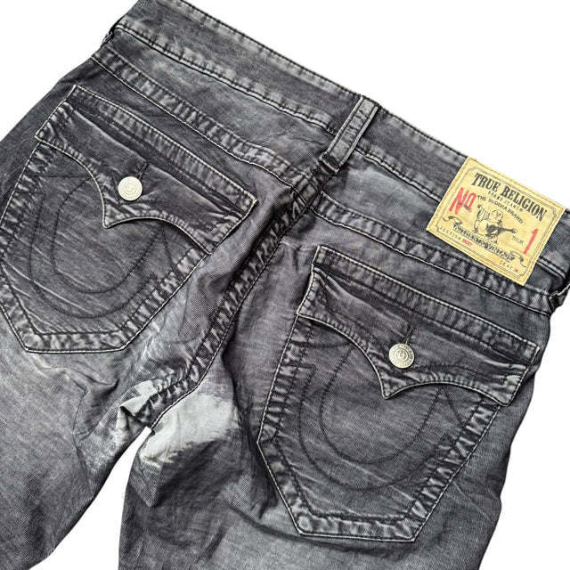 true religion baggy/straight leg unisex jeans (w31)