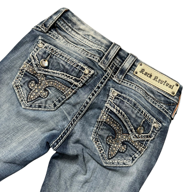 rock revival skinny women jeans (w25)