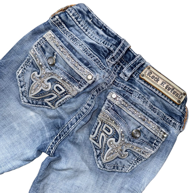 Rock revival Women straight leg jeans (w29)