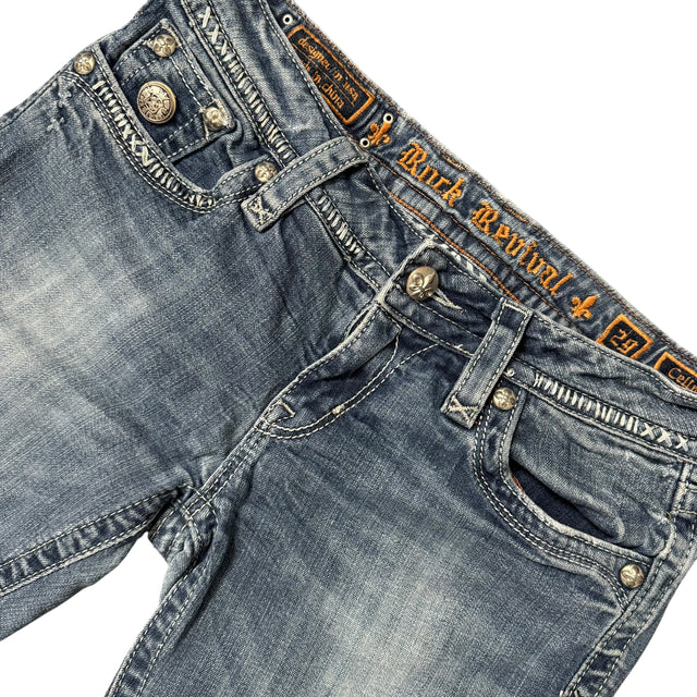 rock revival flared women jeans (w29)