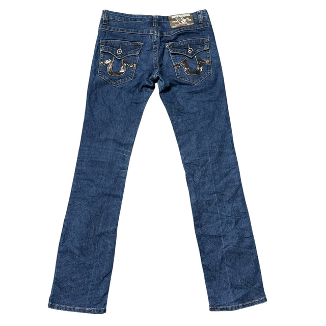 true religion straight leg women jeans (w30)