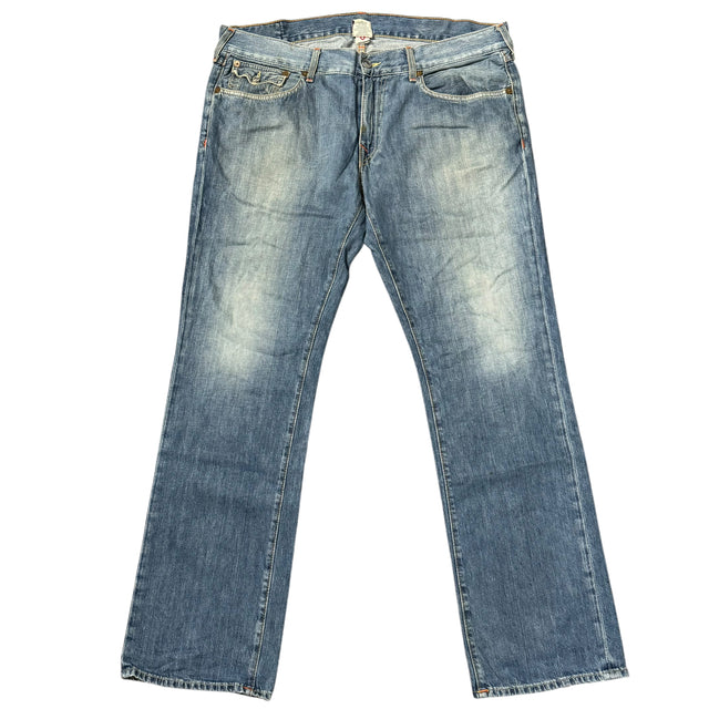 true religion baggy/straight leg unisex jeans (w38)