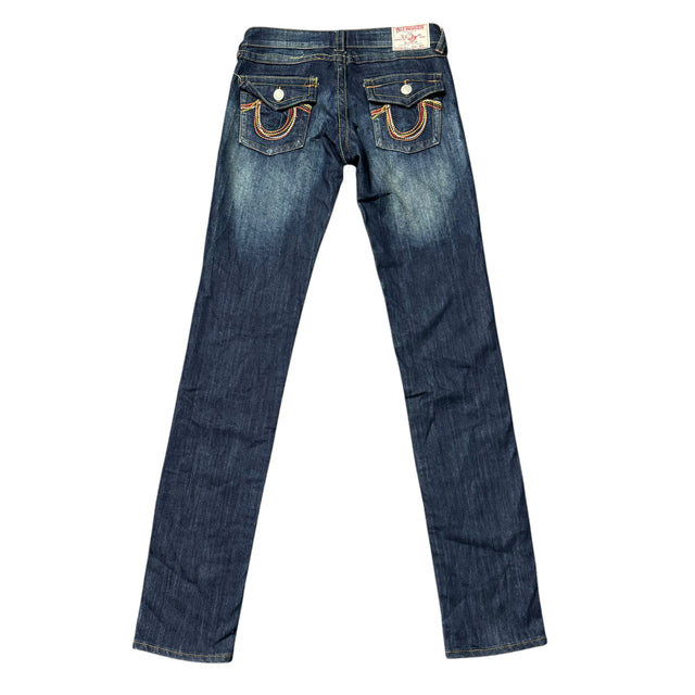 true religion slim fit tall women jeans (w28)