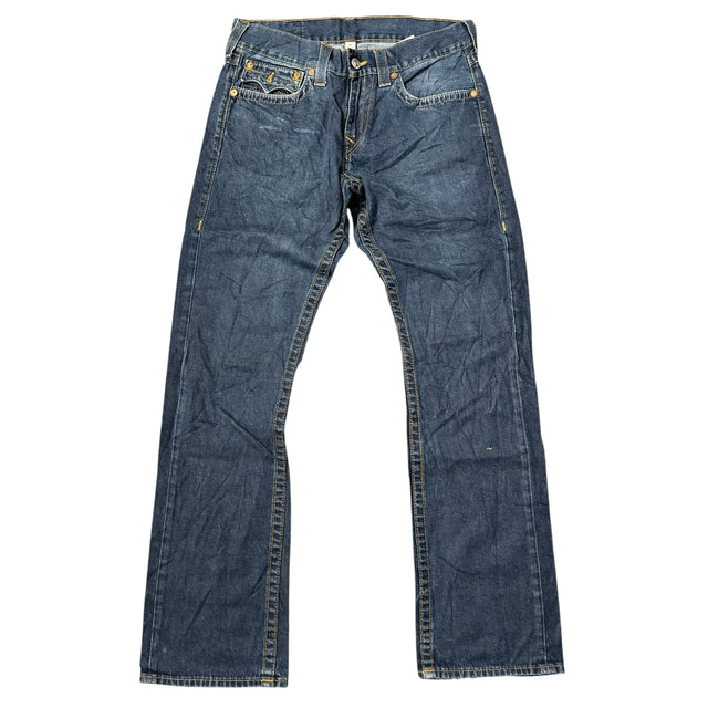 true religion baggy/straight leg unisex jeans(w32)