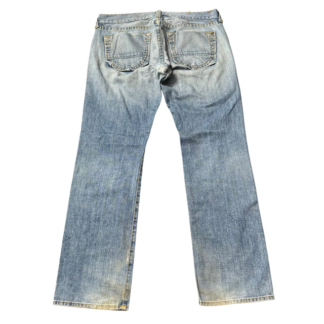 true religion baggy/straight leg unisex jeans (w36)