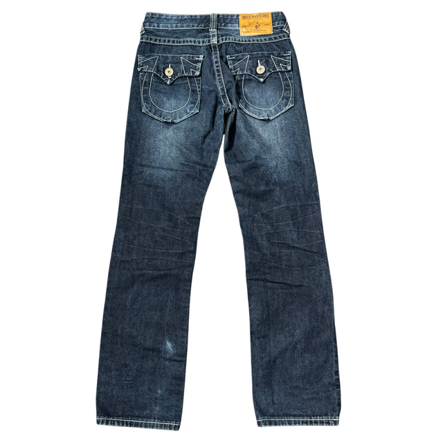 true religion baggy/straight leg unisex jeans (w30)