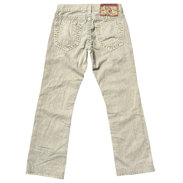 true religion baggy/straight leg unisex jeans (w30)