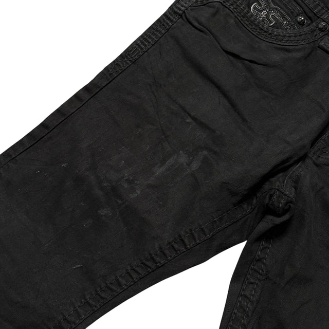 rock revival baggy/straight leg unisex jeans (w38)