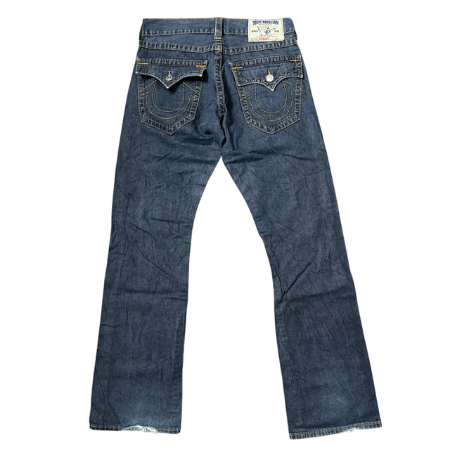 true religion baggy/straight leg unisex jeans(w32)